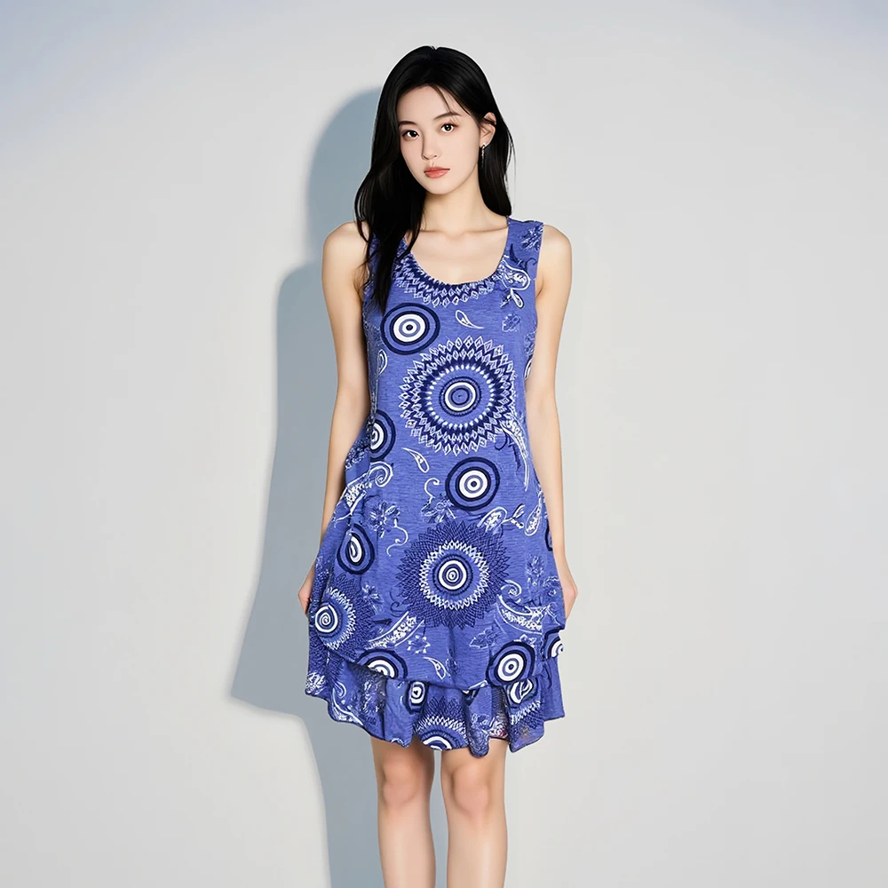 

Female Clothing Casual Floral Midi Dress Plus Size Maternity Prom Dresses Summer Wear For Women