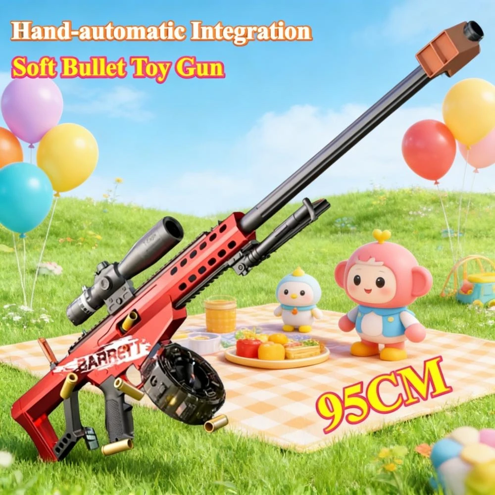 

Автоматический игрушечный пистолет с выбросом гильз, безопасный бластер с мягкими пулями, для командных игр на улице, крутой подарок на день рождения для детей и семьи