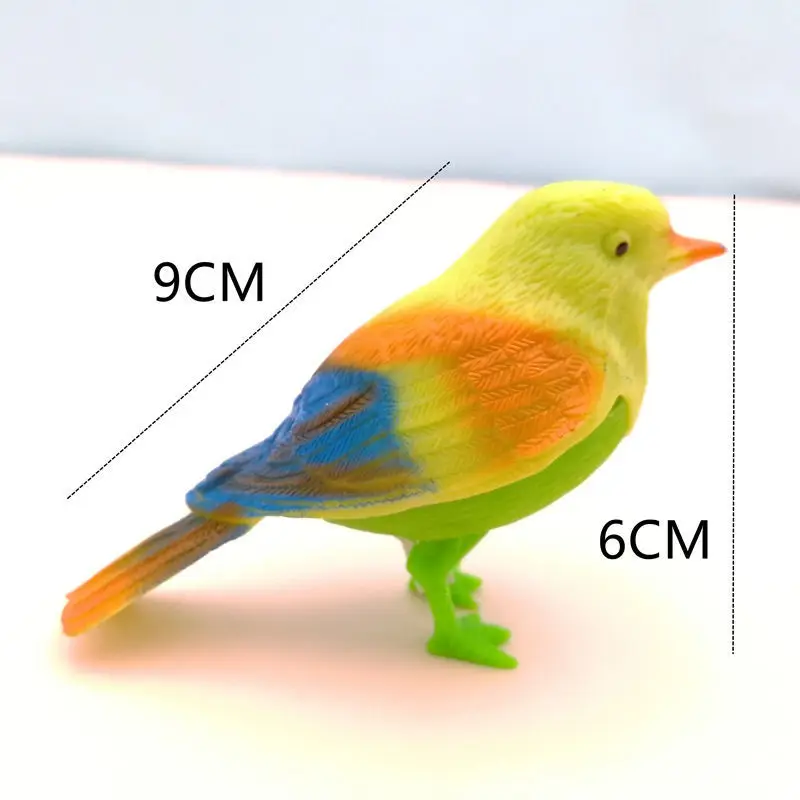 Lindo pájaro cantador, juguetes electrónicos interactivos, simulación de pájaro, Control de voz, música, juguetes educativos para bebés, regalo para