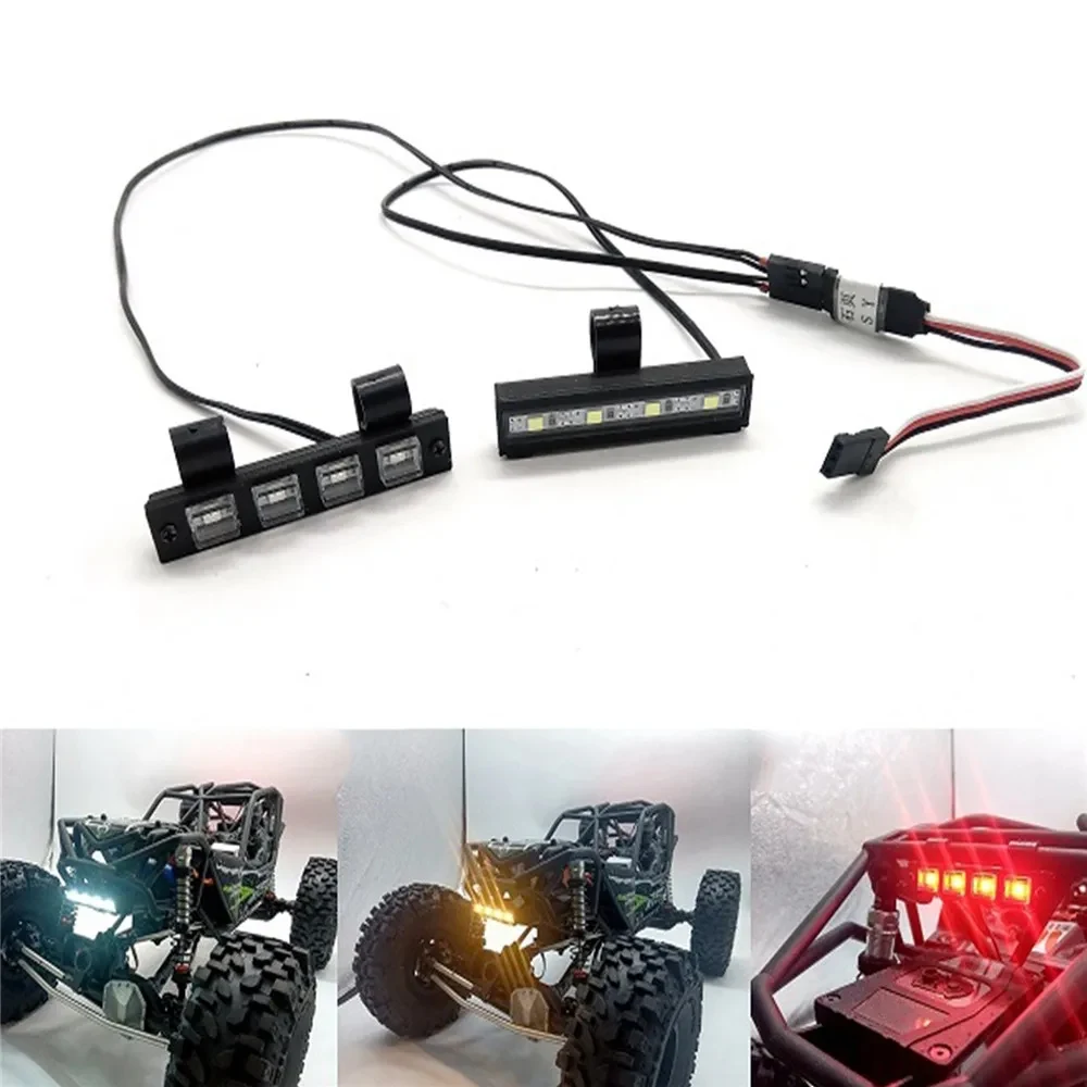 

Upgrade LED Light Kit Remote Control Switch Channel Light Strap for Axial RBX10 RYFT RC Crawler Car Modification Parts