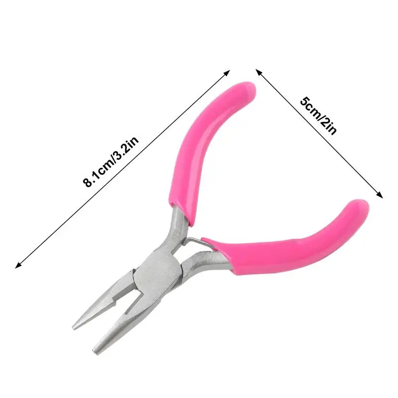 Stainless Steel Jewelry Pliers Tool Portable DIY Round Nose Making Jewelry Pliers Handmade Tools For Jewelry Repair Wire