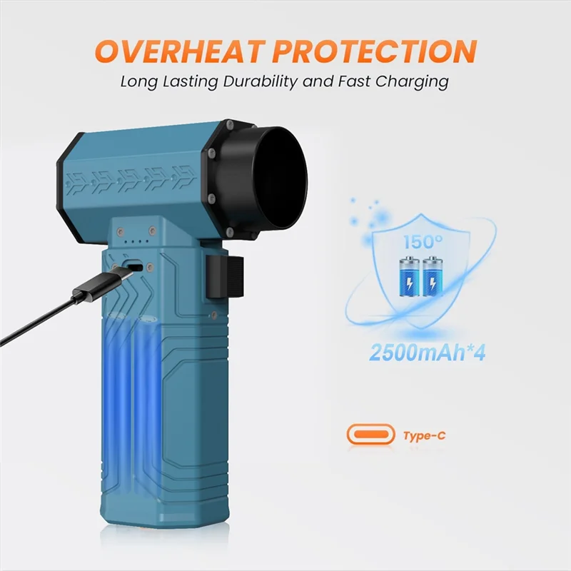 Turbo Jet Fan Portable Fan Powerful Air Blower Outdoor Camping BBQ Blower Jet Turbo Blower Keyboard Cleaning Toolsab13