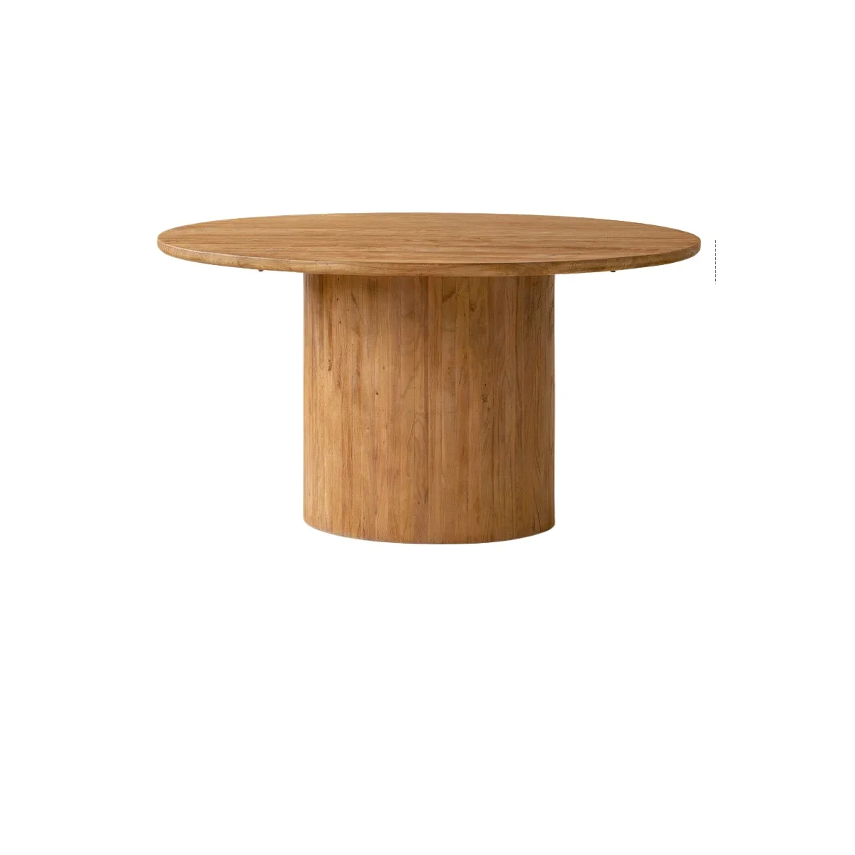 CX Solid Wood Dining Table Modern Simple Restaurant Large Round Table Premium Log Home