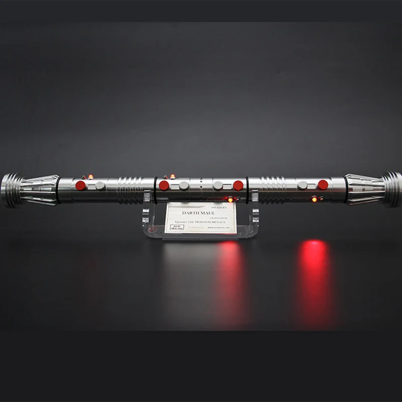 

Spot New 89saber Darth Maul Двуглавый цельнометаллический реквизит Коллекция светового меча с пиксельными чипами высокой яркости Proffie3.9