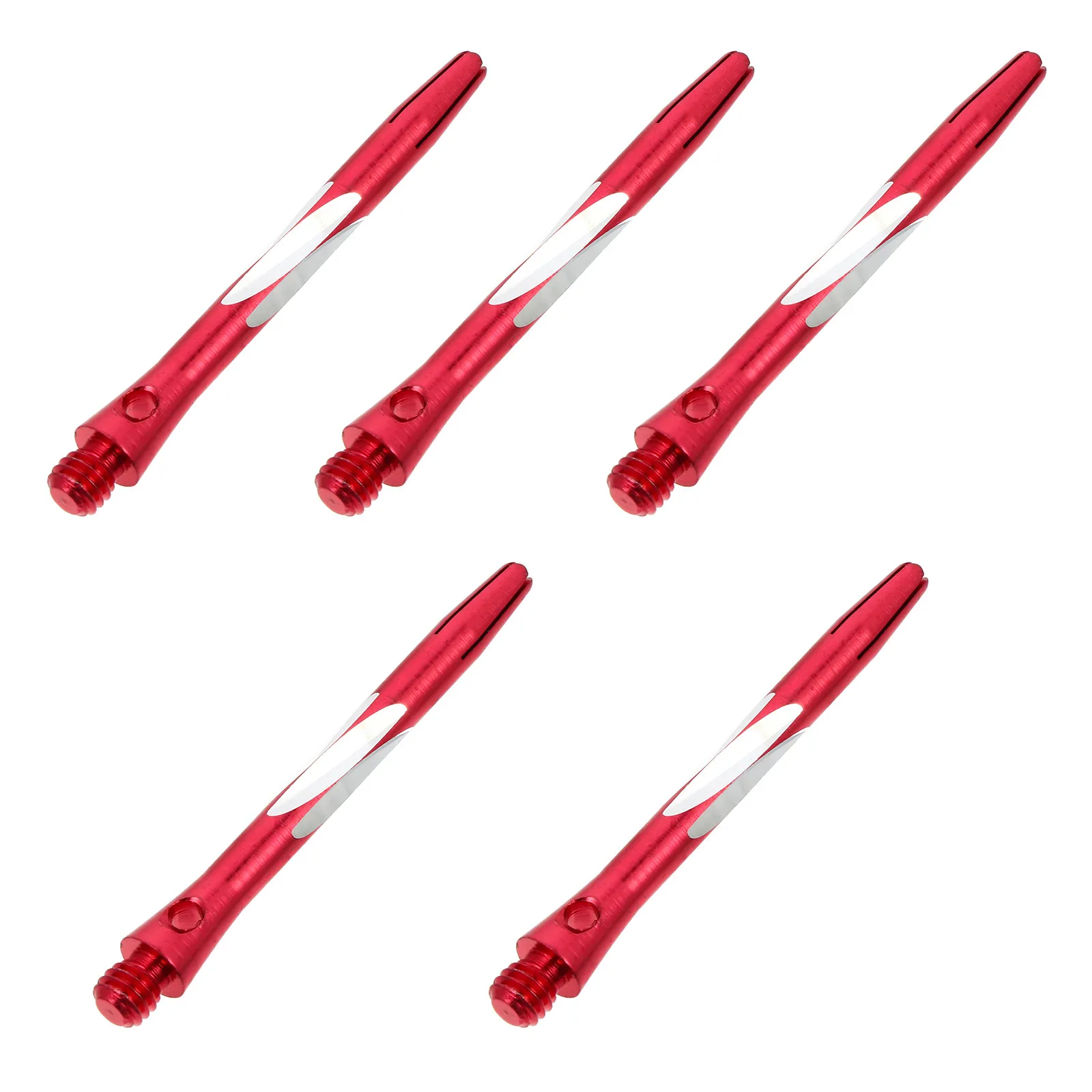 5Pcs Dart Shafts Aluminium Alloy Non Slip Knurled Surface Standard 2Ba Thread Steel Tip Game Accessories Shaft