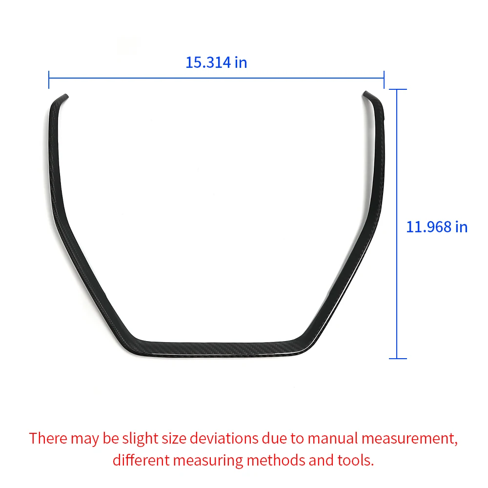For Subaru WRX STI VB 2022 2023 2024 Genuine Carbon Fiber Car Interior Central GPS Display Strip Cover Trim Car Accessories