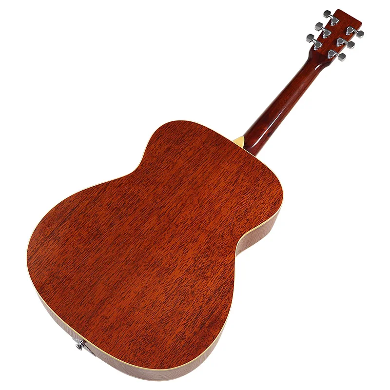 Electric Resophonic acoustic guitar high gloss finish round back echo guitar full size 6 string Resophonic folk guitar