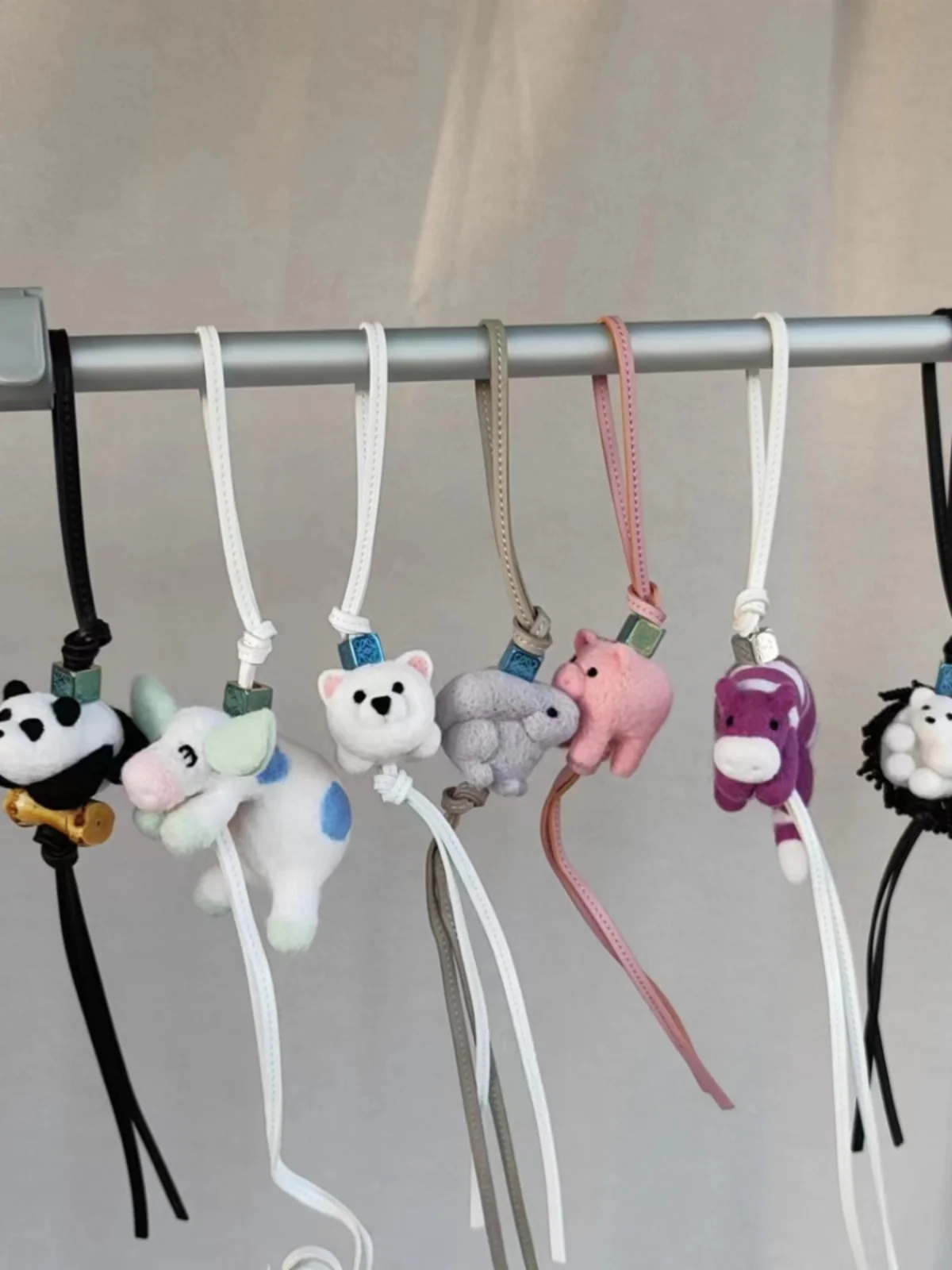

Handmade eep Plum Deer Panda Piggy H Bag Charm Suitable for Bags Traditional Hanrting Techniques Used