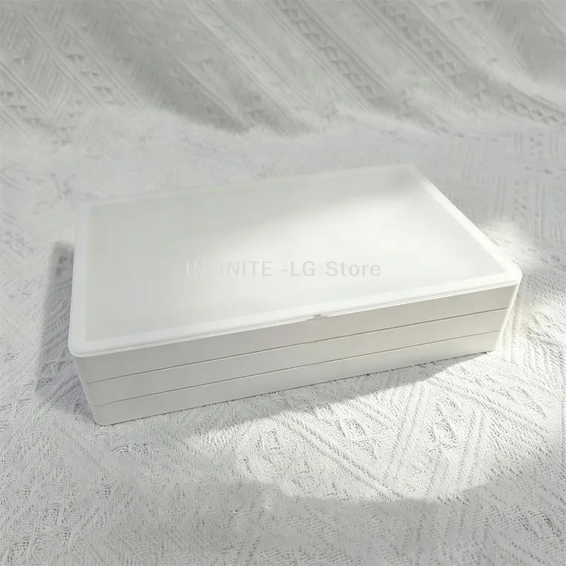 Keycaps Storage Box Key Caps Organizer Dust-Proof Storage Box ABS Material Multi-Layer StackableINFINITE -LG