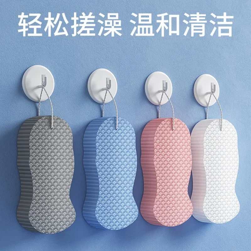 1 Soft Sponge Body Bath Exfoliating Sponge Shower Brush Body Exfoliating Bumpy Texture Design Deep Cleaning Body Scrubber