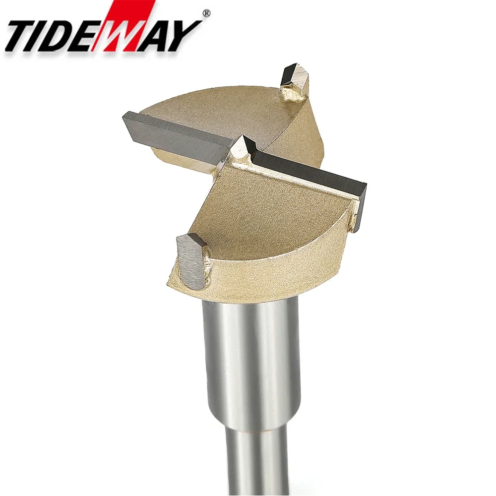 Tideway – ensemble d\'outils Forstner pour le travail du bois, forets à bois, auto-centrant, en carbure de tungstène, scie à trous, 1 pièce