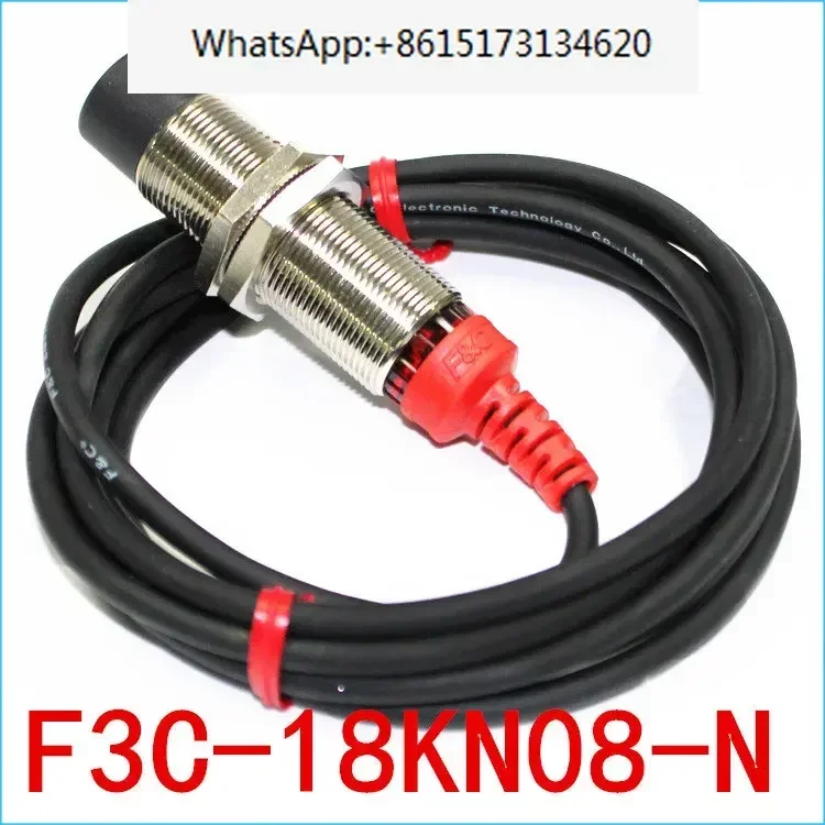 

3pcs F&C Jiazhun M18 Proximity Switch F3C-18KN08-N/N2/P/P2 R2M Three wire NPN Normally Open Normally Closed PNP