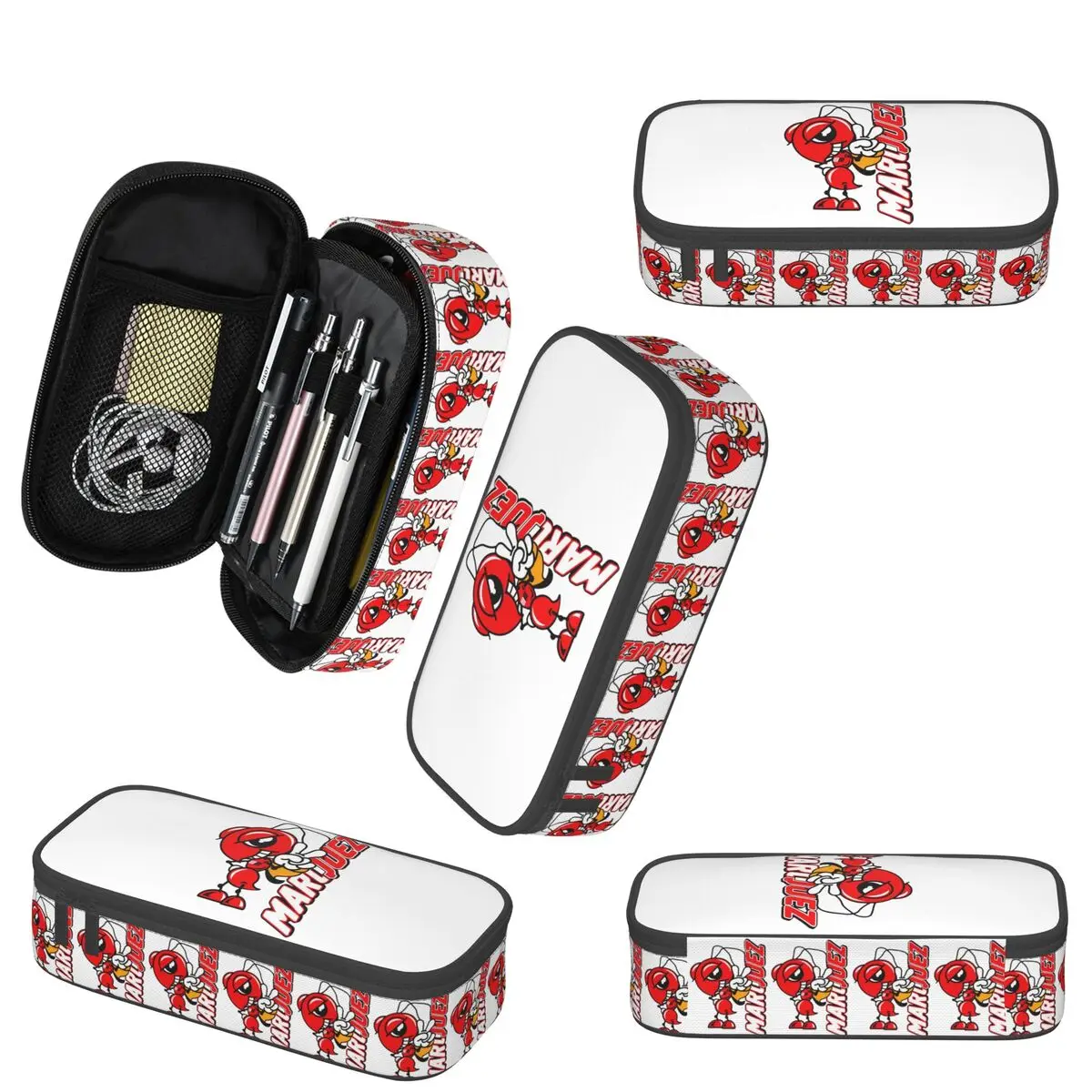 دراجة نارية مارك ماركيز 93 مقلمة لهدايا الطلاب صندوق القلم حقيبة أقلام رصاص لوازم مكتبية حقيبة حامل قلم