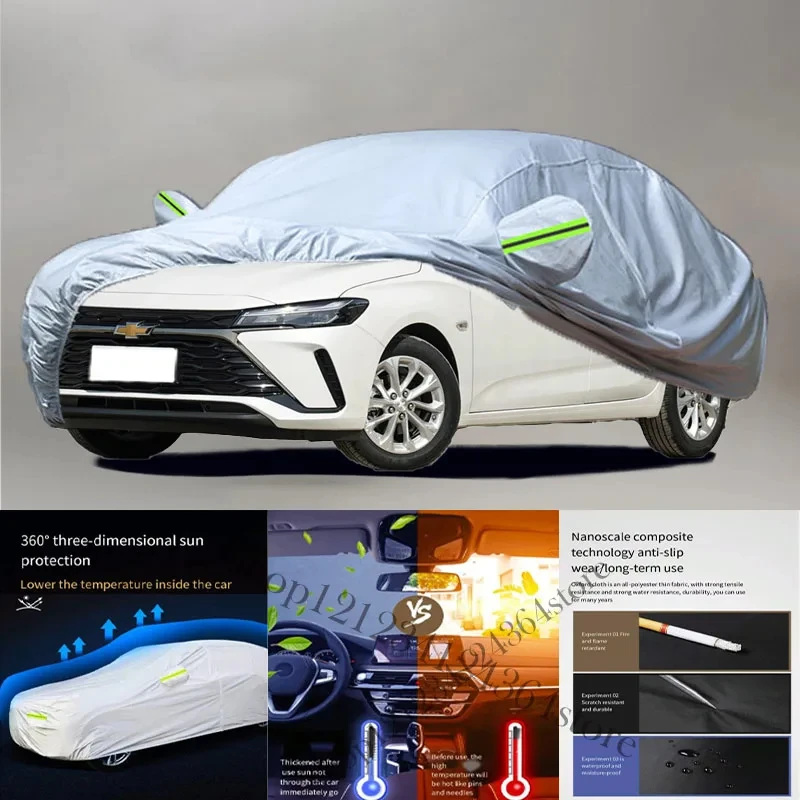 

For Chevrolet-Monza Auto Anti snow Anti dust Anti-uv Anti peeling paint And Anti Rainwater 210t Car cover protection