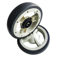 Pushchair Rear Wheel For Stokke Xplory V3 V4 V5 Dsland Pram Back Wheel Tire Rubber Tyre Baby Stroller Replace Accessories