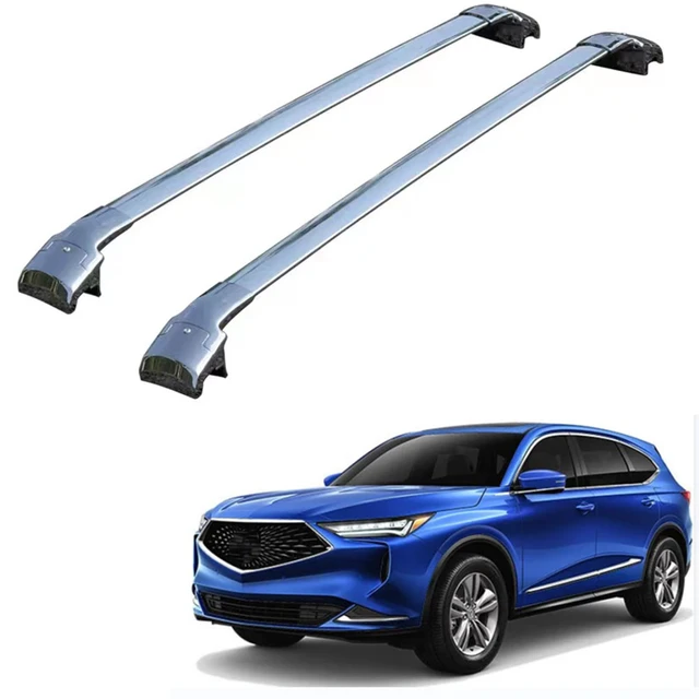 Fits for Acura MDX 2022 2023 Roof Rack Rails Carrier Cross Bars Crossbars Aluminum Silver 2PCs AliExpress