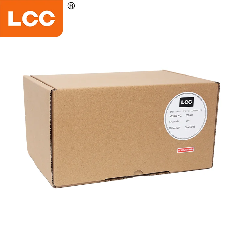 รีโมทคอนโทรลอุตสาหกรรมไร้สาย F21-4D พร้อมตัวส่งและตัวรับสัญญาณสำหรับรอก