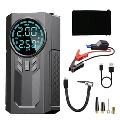 Tire Inflator 12V Car Jump Starter Air Compressor for Car Tires Balloons with Digital Pressure Gauge Dropshipping