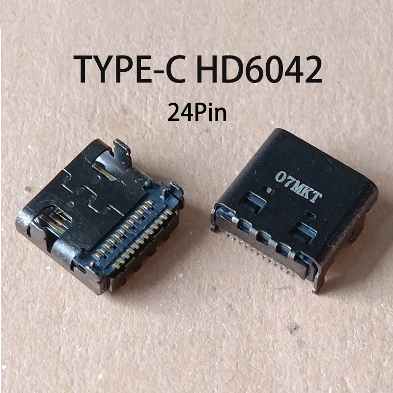 

1 Pcs Micro USB Type-C HD6042 Connector Jack For Dock Lenovo X1 Yoga 2nd ASUS T303 Dell 7389 charging port DC power Replacement