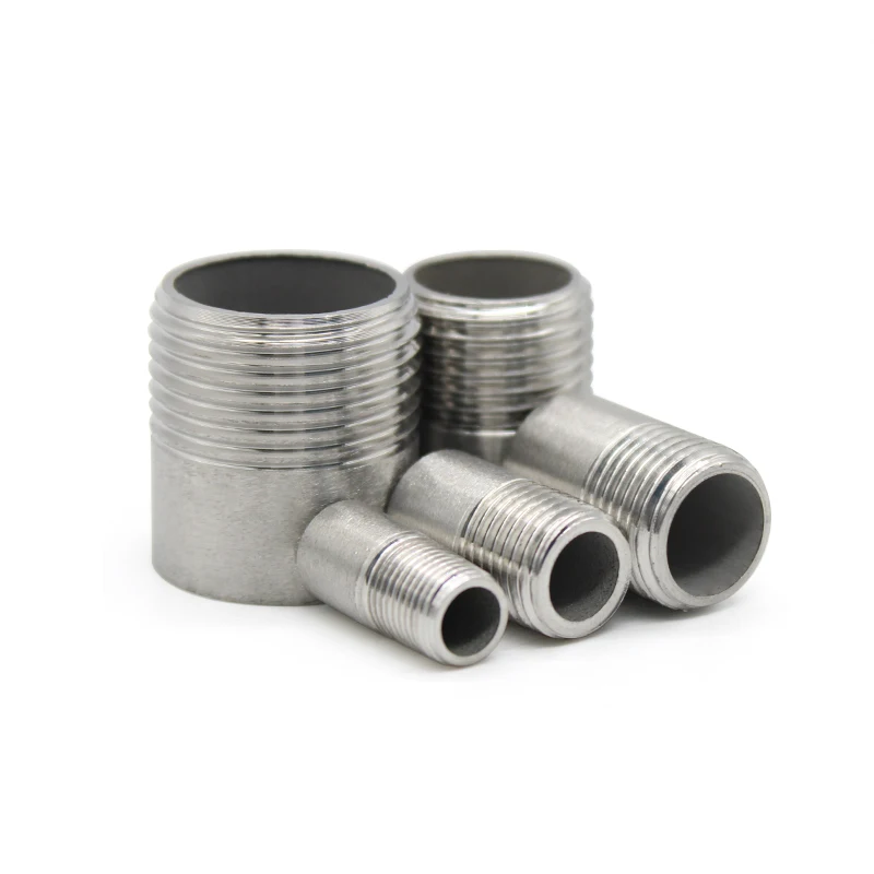 SS304 Weld or Male Fitting BSPT Stainless Steel Water Connection 1/4