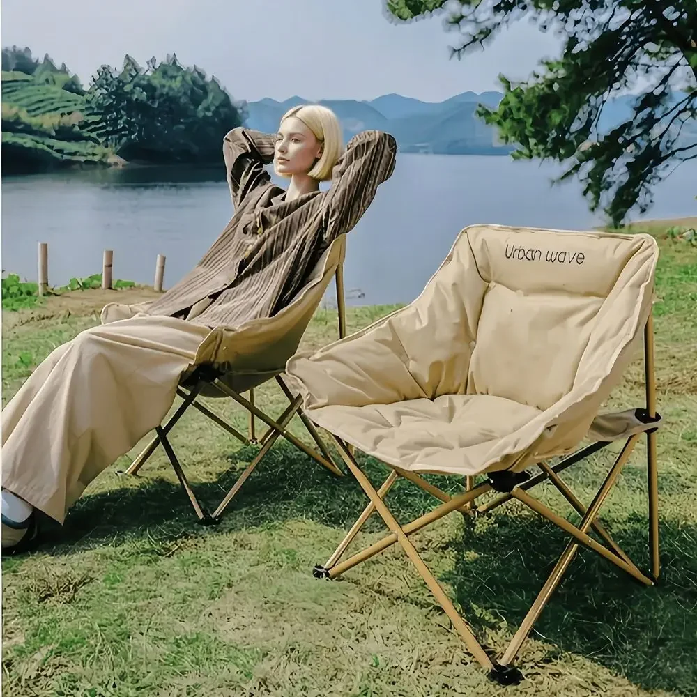 Folding Chair, Reclining UltraLightweight Portable Folding Stool, Suitable For Fishing, Watching Sports Events, Family Gatherin