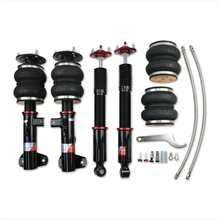 Wholesale Mono Tube 30 Steps Adjustable Coilover Shock Absorber Air Suspension Kit for 3 E36