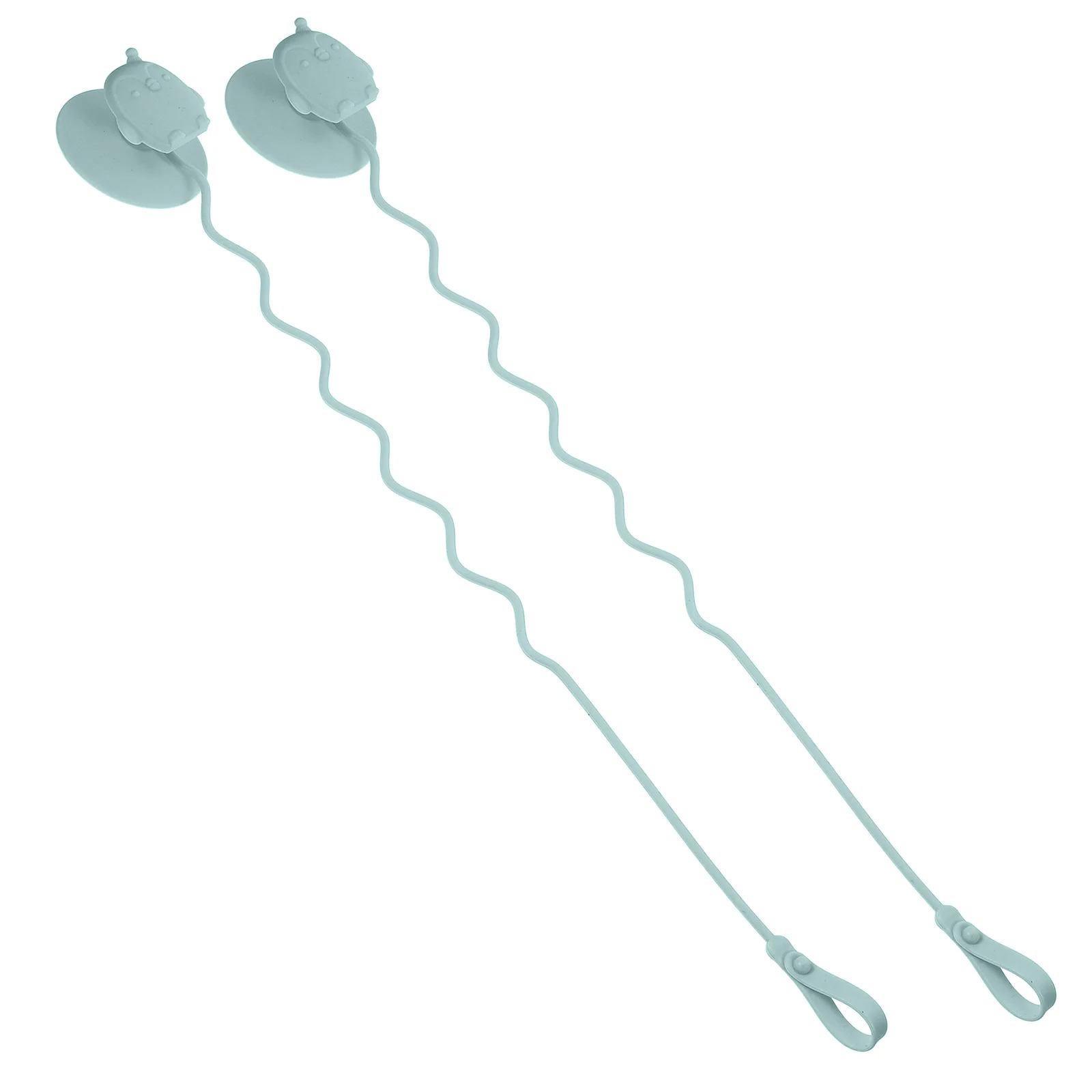 Baby High Chairs Spoon and Fork Anti-chain Highchair Accessories Strap Utensils Holder Practical Light Green Suction Cup