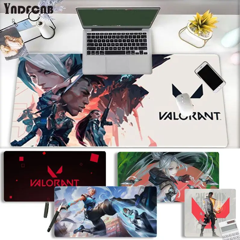 Valorant Mousepad New Rubber Mouse Durable Desktop Mousepad Size for Game Keyboard Pad for Gamer