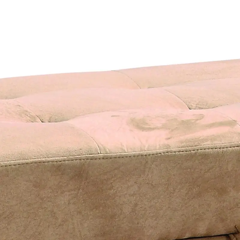 Mocha Ottoman G904، مسند قدم منجد أنيق لغرفة المعيشة وغرفة النوم #4