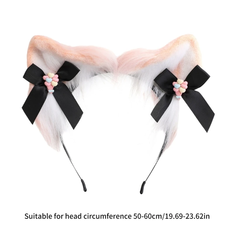 Orelhas gato Halloween Headband para mulheres meninas uso diário, festa Halloween fantasia vestido cosplay acessórios