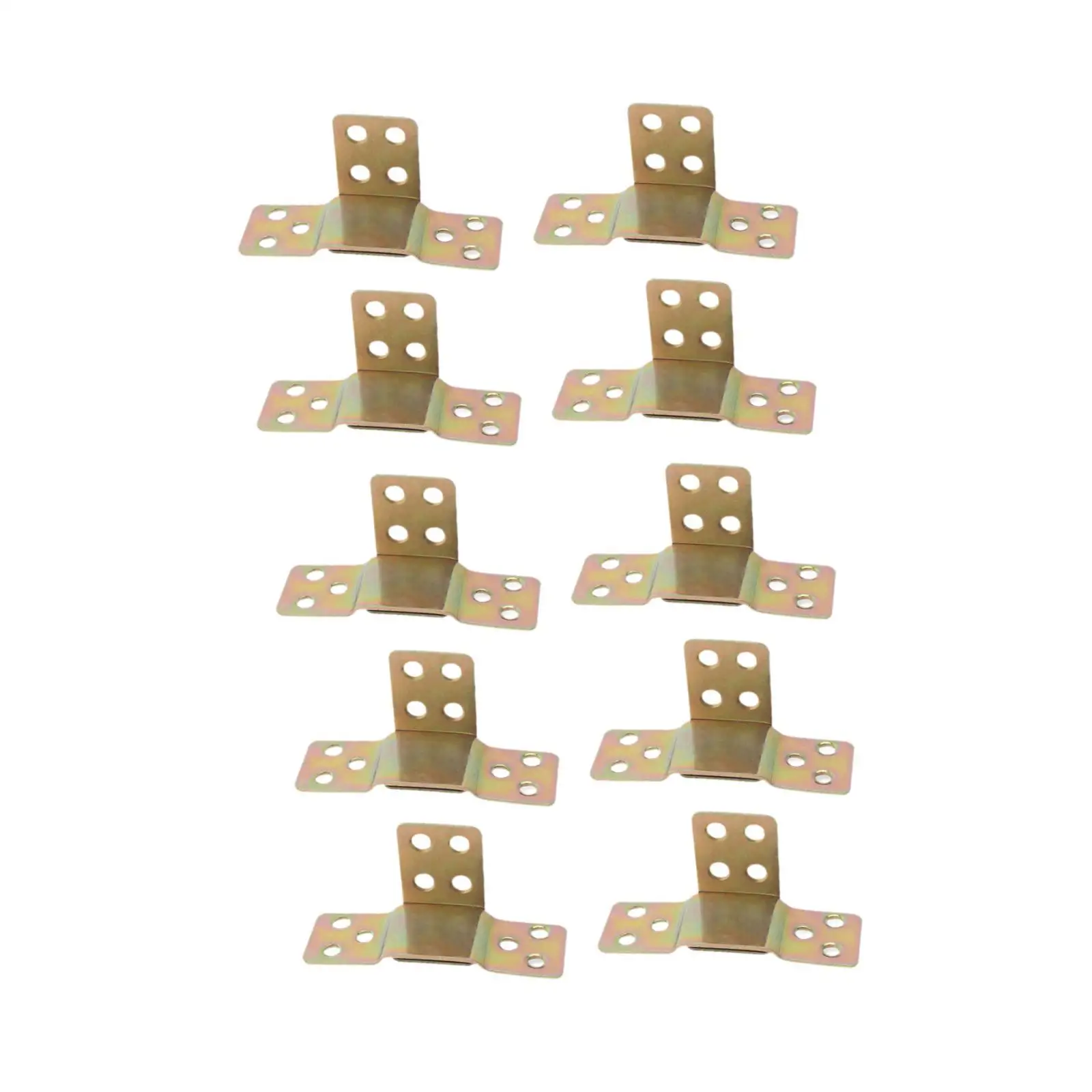 Heavy Duty Bed Rail Brackets Iron Connector Professional Fasteners for Bed Frame 120x200 Metal Assembly
