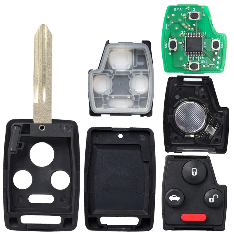 

KEYECU 4 кнопки, 433 МГц, чип 4D62 для Subaru Legacy Tribeca 2006 2007 2008, автомобильный дистанционный ключ-брелок, FCC ID: CWTWBU745 1788D-FWBU745