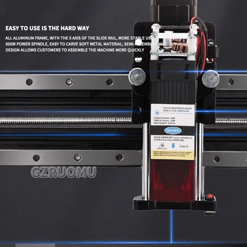 DIY zestaw Laser do cięcia i grawerowania sterowania w trybie Offline CNC metalowe szkło maszyna do grawerowania Logo 300x200mm drukarka do Logo drewna