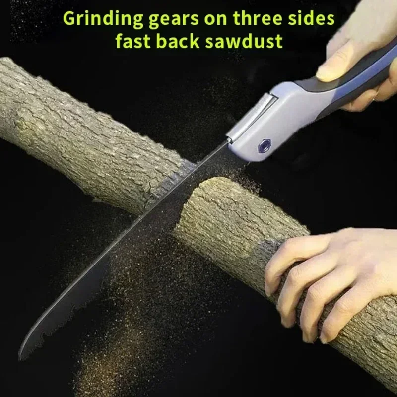 1PCS Multifunctional Folding Hand Saw Outdoor Logging Saw Woodworking Folding Portable Saw For Garden Pruner Gardening Tools image 2