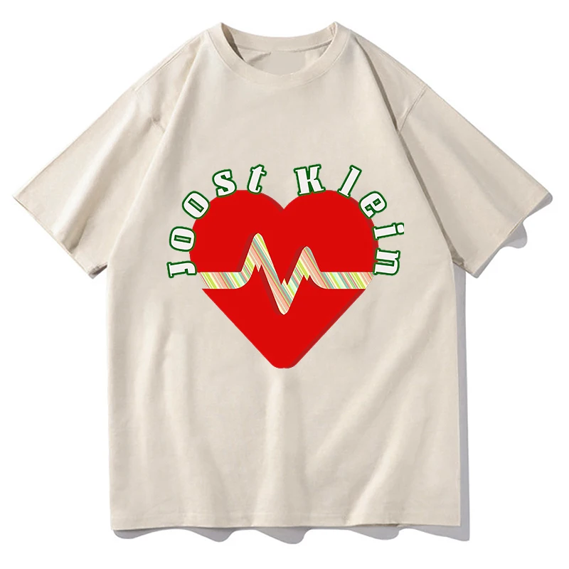 Joost Klein Heart T-Shirts Men Women Y2k Funny Oversized Short Sleeve Cartoon T shirt Unisex Fashion 100% Cotton Streetwear Tops