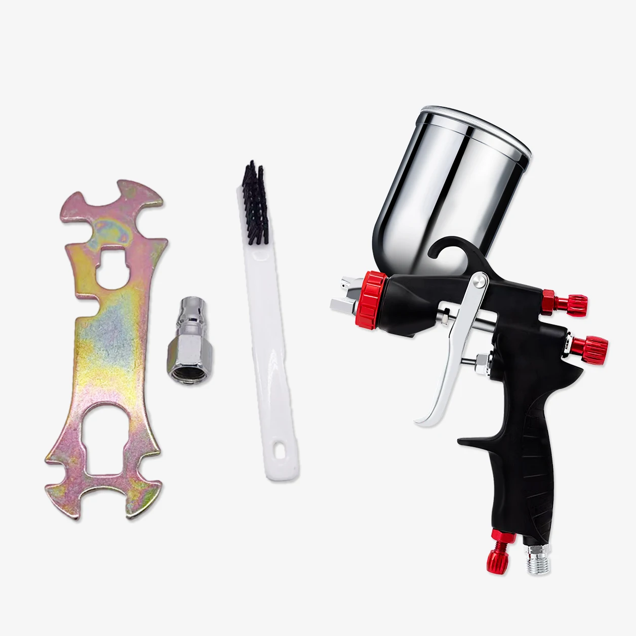 

SUTU Spray Gun W71S 1.0/1.8MM Nozzle Air Spray Gun Airbrush High atomization Oil/Water Based Paint Painting Guns