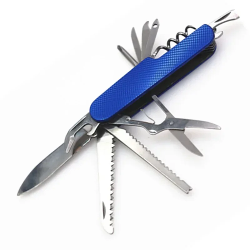 

Swiss Knife Camp Multitool Bottle Opener Folding Knife Portable Saw Military Pocket Outdoor Knives 11 Multifunctional Tools