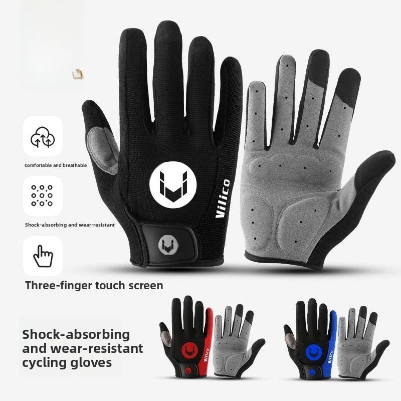 

Unisex Cycling Gloves Spring Summer Windproof Anti Slip Touchscreen for Outdoor Sports Motorcycle Electric Bicycle Riding