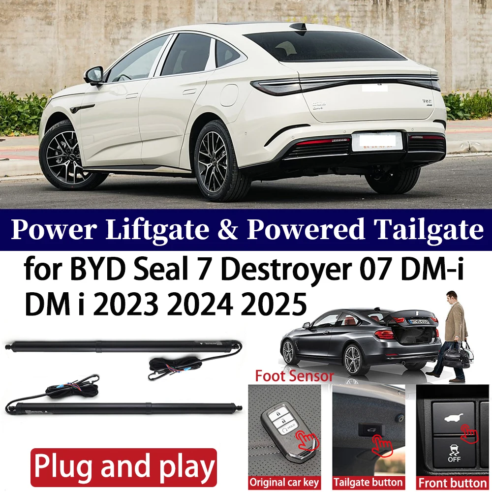 

for BYD Seal 7 Destroyer 07 DM-i DM i 2023 2024 2025 Car Power Liftgate Automatic One-Click Powered Tailgate Strut Plug and paly
