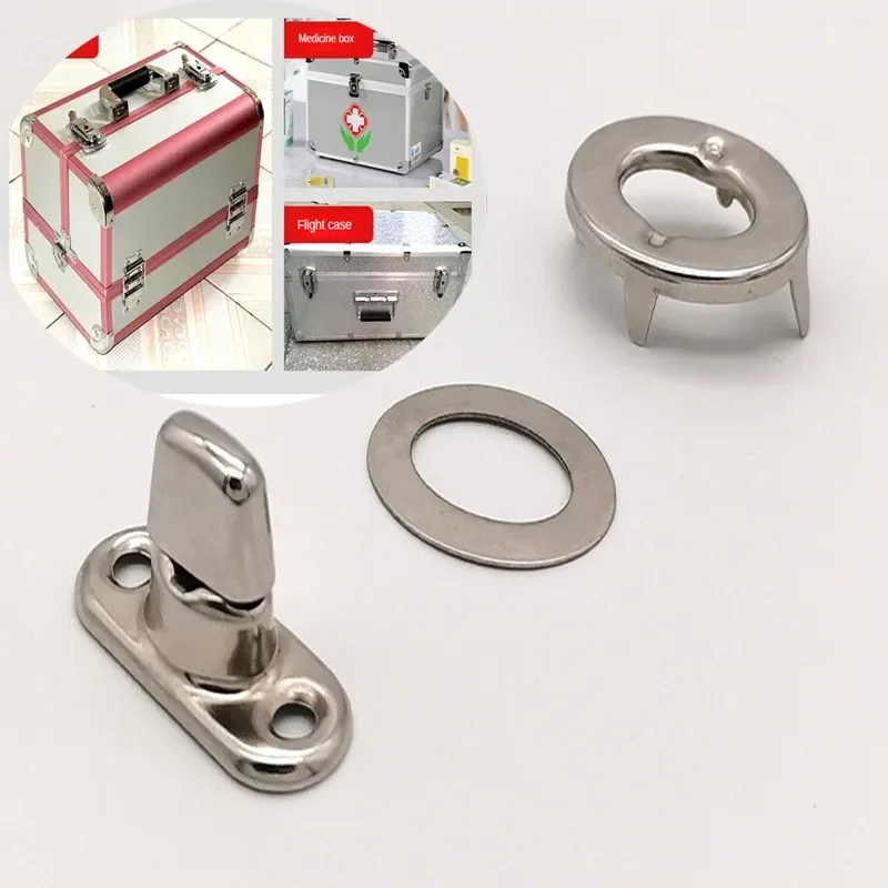10pcs Common Sense Fastener Kit Zinc Alloy Rotating Button Turnbutton Eyelet Bases Boat Canopy Cover For Medicine Box Repairment