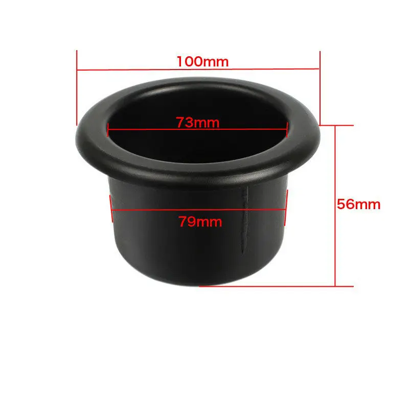 Universal Cup Water Drink Holder Recessed For RV Car Marine Boat Trailer Couch Golf Cart Sofa Table RV Modification Supplies