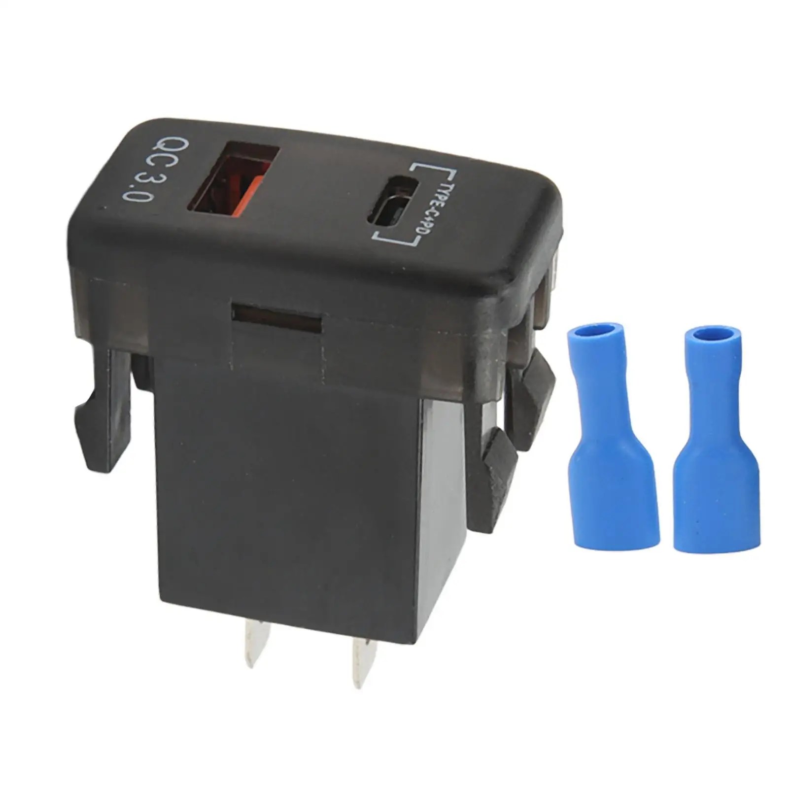 

Автомобильная розетка, кулисный переключатель, легкий, множественная защита, двойной USB, быстрая зарядка, простая установка для автофургона