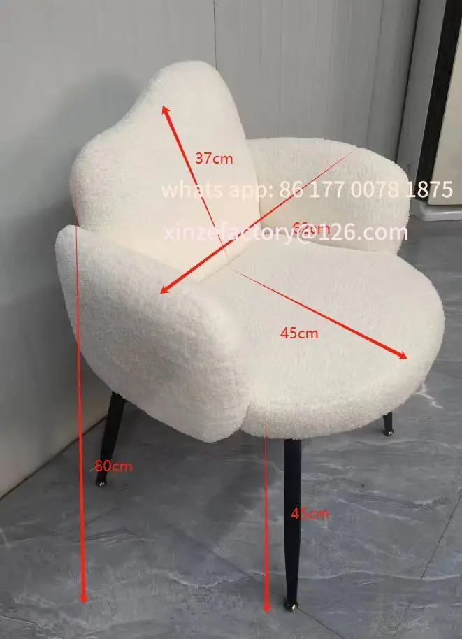 Anpassbarer Make-up-Hocker für Mädchenschlafzimmer, einfaches modernes Zuhause