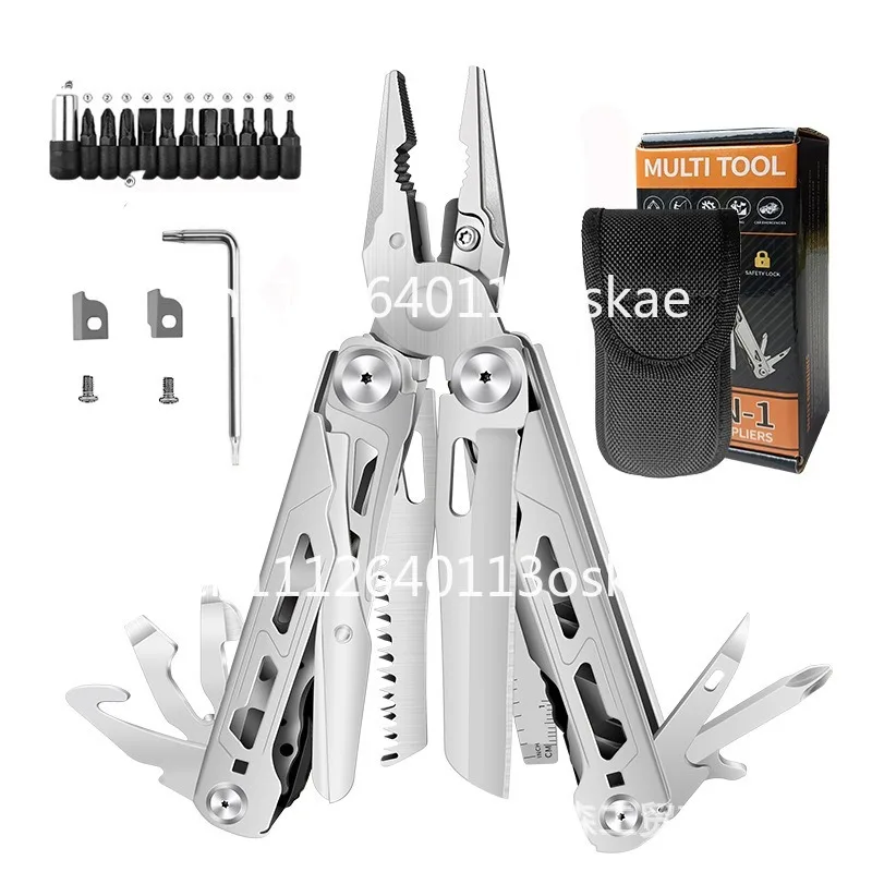 Multifunctional Tool 16-in-1 Outdoor Stainless Steel Pliers Folding Pliers Camping