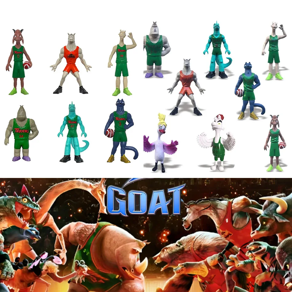Figurines de film Anime Miracle Dream Team GOAT, modèle d'action cosplay, statue de bureau en PVC, jouets de collection, cadeaux pour enfants