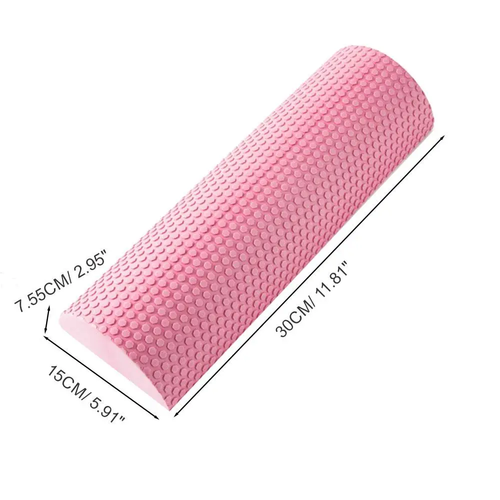 EVA-Schaumstoff Yoga-Rolle 30cm Tragbarer Pilates-Fitness-Zylinder für Bein-, Arm- und Rücken-Muskelmassage Heim-Fitness-Übungsrolle – Detail 19