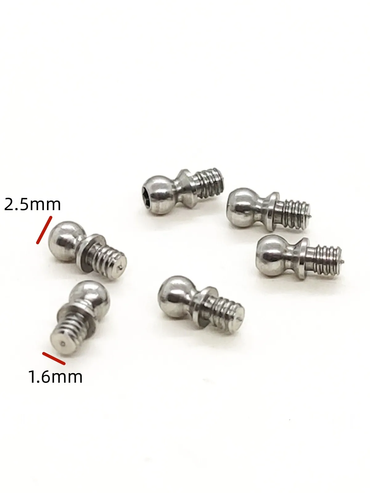 Metal 2.5mm Metal Ball Head for TG Racing Rear Drive Drift Car