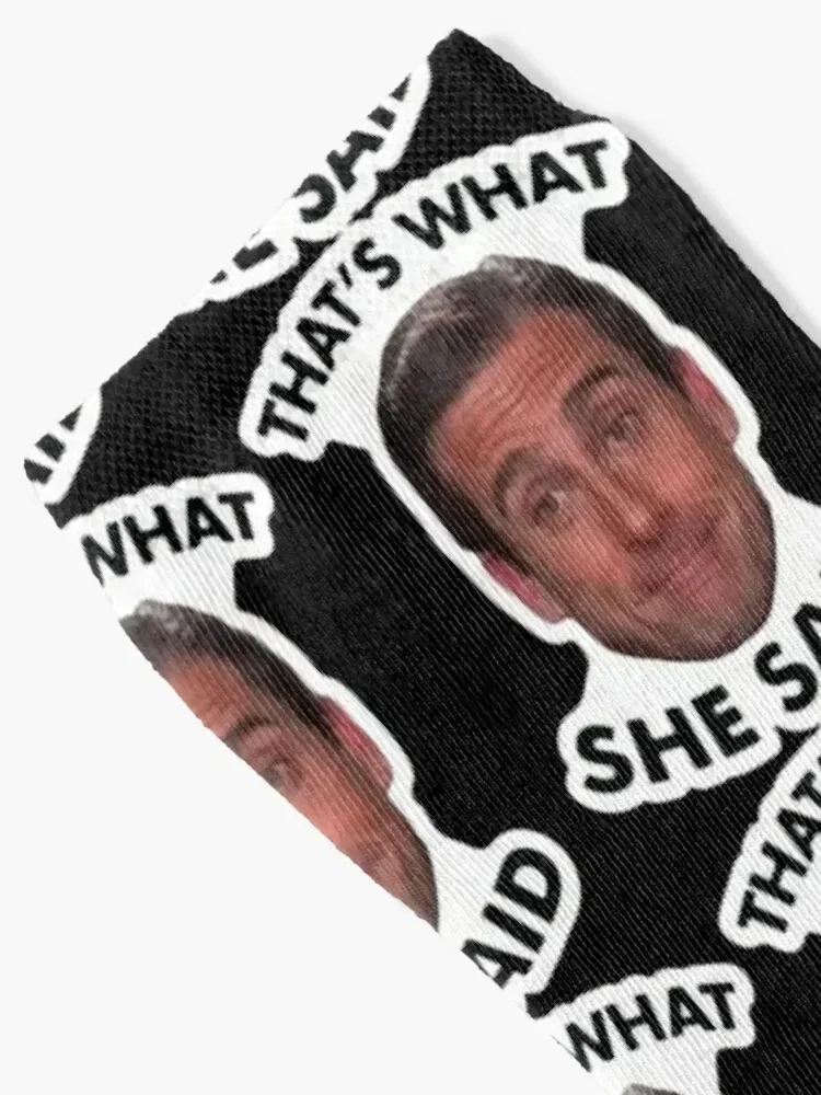 thats what she said Socks bright garter crazy designer cute Boy Child Socks Women's