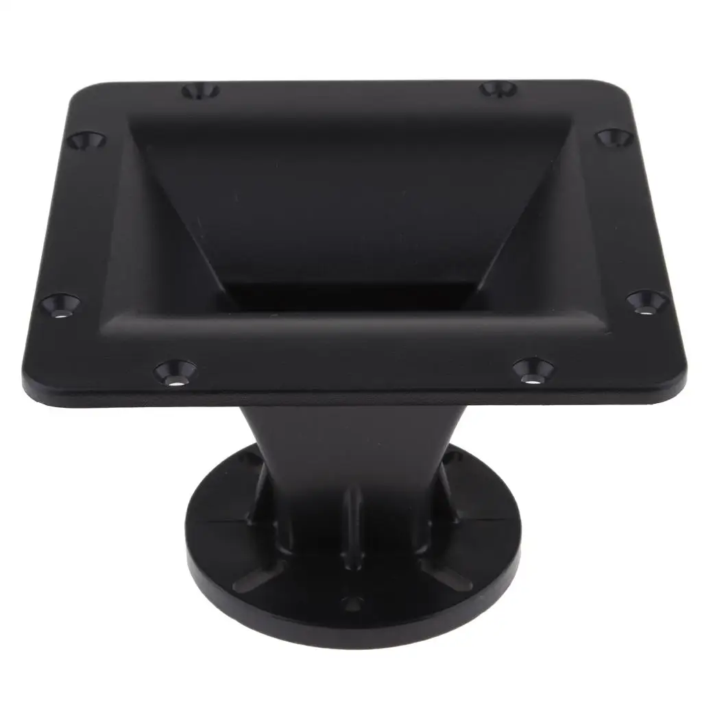 Audio Loud Speaker Horn Tweeter Flat Mouth Plastic Material for Car Home DJ Sound Enhancement