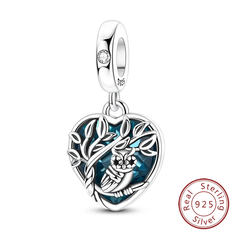 Original 925 Sterling Silber Herz Liebe Charms Perlen Anhänger Fit Original Armband Halskette DIY Charms Frauen Mann Schmuck Geschenk
